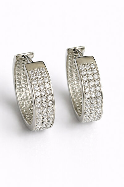 argint 925 Ασημένια σκουλαρίκια - Ασημί