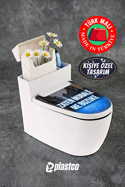 Özel Tasarım Alafranga Klozet Küllük