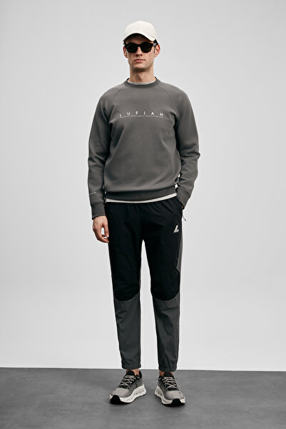 Lufian Ανδρικό αθλητικό παντελόνι Nımbus σε μαύρο χρώμα