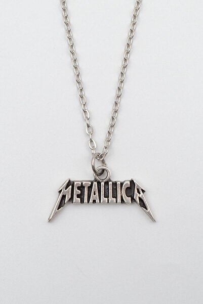 ıdr Metallica Gümüş Kaplama Düz Zincir Kolye
