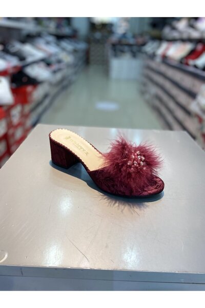 Hacıoğlu Ayakkabı Παντόφλες με κοντό τακούνι Whipper