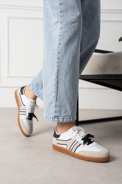 Ella Star Women's Sneaker Sports Shoes Double Lace-Up
