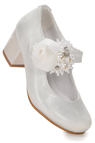Kiko Kids Angelina Vakko Daily Girl's 4 cm Heeled Evening Dress Shoes