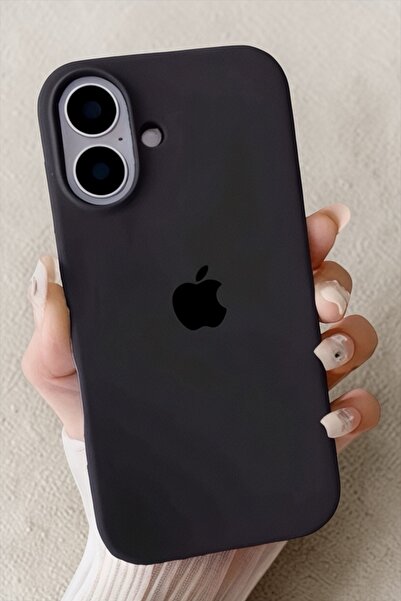 ProNorth Iphone 16 Uyumlu Kılıf Logolu Lansman Soft Yumuşak Içi Kadife Siliko...