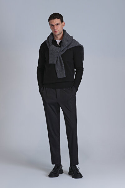 Lufian Ανδρικό πουλόβερ River μαύρο