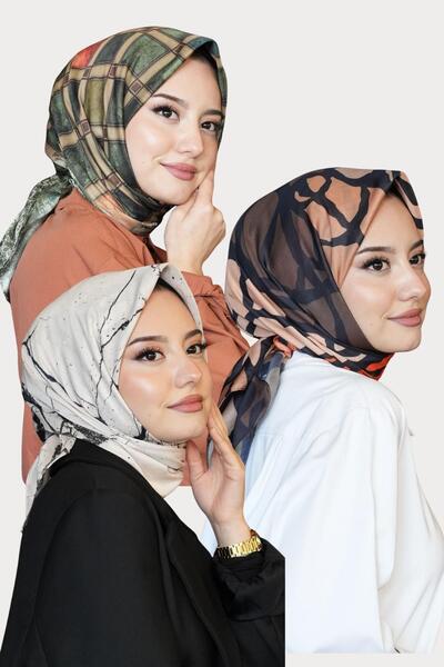 AFVENTE Διακεκομμένο, Μαρμάρινο, Γεωμετρικό Σχέδιο, Μαλακό Βαμβακερό Κασκόλ, ...