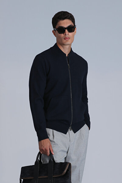 Lufian Men's Navy Blue Cardigan - Brand