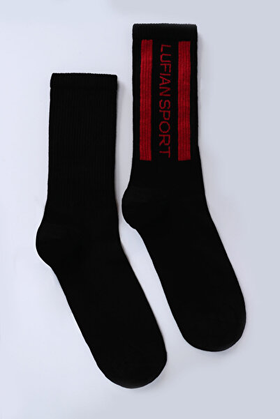 Lufian Ανδρικές κάλτσες Plato Μαύρες