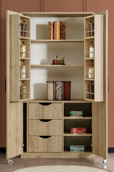 HERMOBİ ROZA 2 KAPAKLI ERZAK/KİLER DOLABI