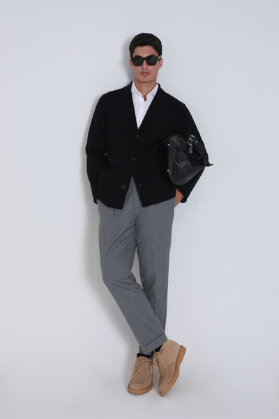 Lufian Ανδρική ζακέτα Shay Μαύρη