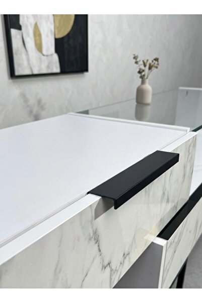 ideadesign furniture accessories 150 Mm Mat Siyah Mobilya Kulp , Vidalı Çekme...