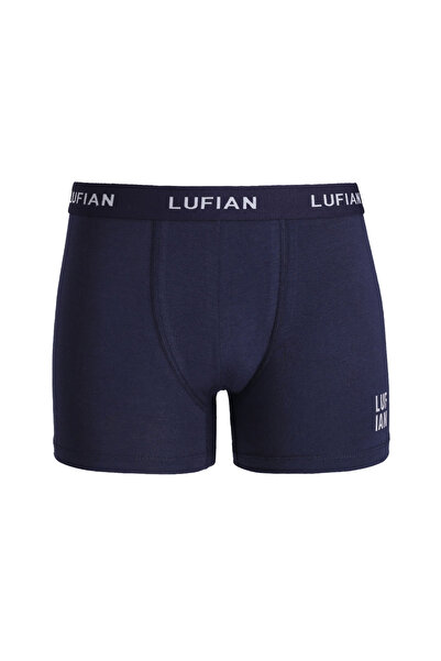 Lufian Ανδρικά βαμβακερά μποξεράκια Navy Blue Darcy
