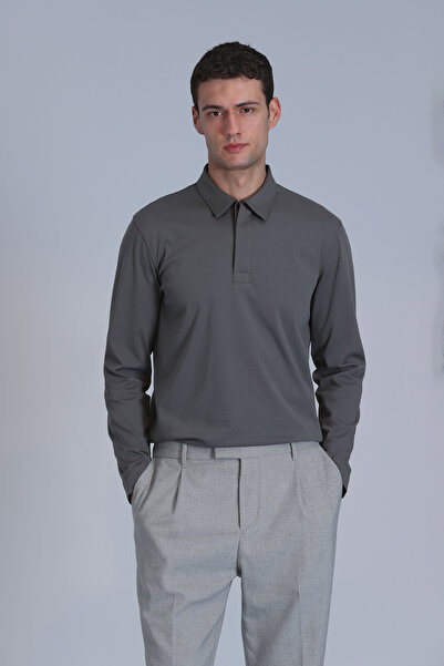 Lufian Ανδρικό μακρυμάνικο μπλουζάκι Evan Nefti Green