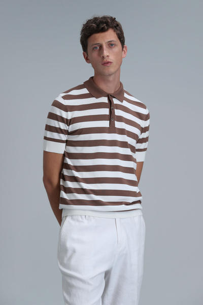 Lufian Ανδρικό πουλόβερ Terra Copper