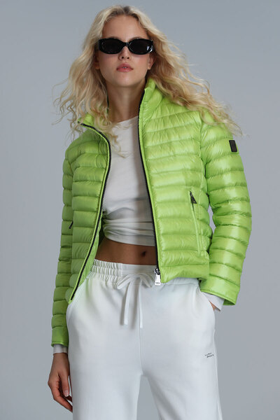 Lufian Mary Goose down Women's Coat Pistachio Green