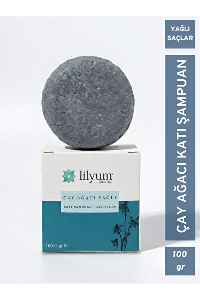Lilyum Etik Bakım Çay Ağacı Yağlı Katı Şampuan - 100gr