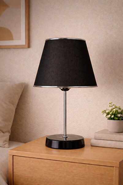 Abralight Stil Masa Lambası Abajur Siyah AX42