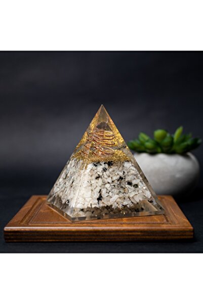 Ezera Πυραμίδα με φεγγαρόπετρα ουράνιου τόξου για επανασύνδεση ισορροπίας και...