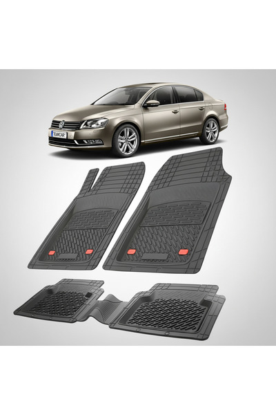 TEAMCAR Covorașe auto TeamCar ®   Suport tip tavă compatibil cu Volkswagen Pa...