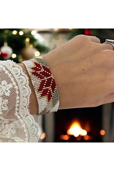 Ezera Κομψό Χειροποίητο Βραχιόλι Υφαντό με Χάντρες Miyuki, Selma