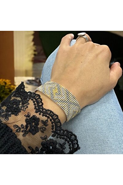 Ezera Γυναικείο Βραχιόλι Helia πολλαπλών στρώσεων, χειροποίητο από χάντρες Mi...