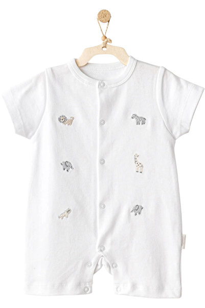 andywawa Little King Baby Jumpsuit - Ac25805 White