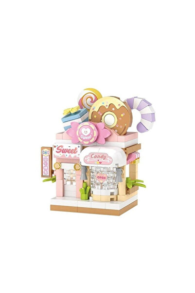 Vagon LZ-8604 LOZ ŞEKER DUKAN 150 قطعة من ألعاب المكعبات الصغيرة