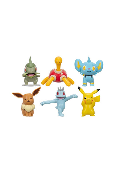 NECO TOYS Pok Pkw2469-E Pokemon Battle 6-Piece Figure Set