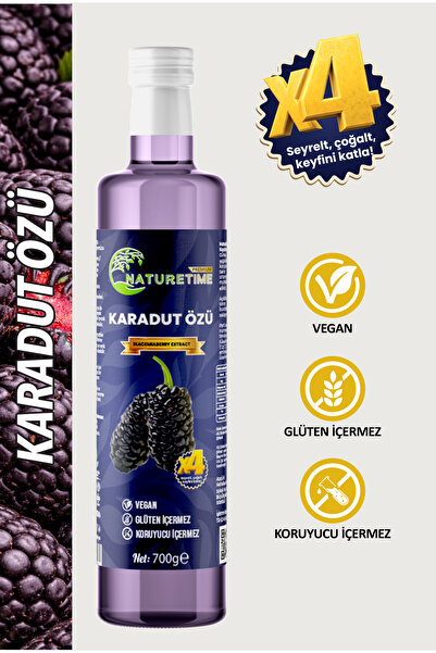 Karadut Özü 700 gr Glütensiz Katkısız Doğal Pestisit & Ağır Metal İçermez Analizli