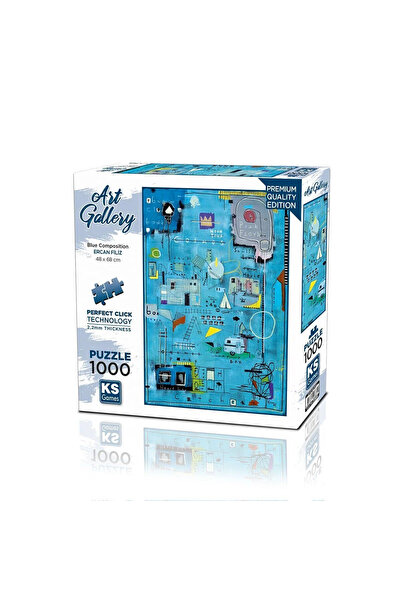 Ks Puzzle 20685 PUZZLE 1000 Blue Composition