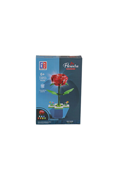 CAN OYUNCAK 123-769-770 Boxed Flower Blocks 8 Pieces