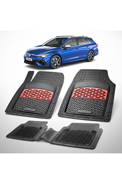TEAMCAR Covorașe auto compatibile cu Volkswagen Golf 8 (Mk8) Variant 2020-202...
