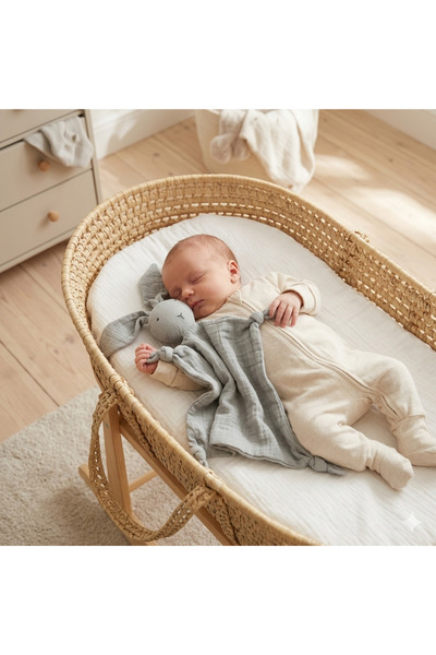 erca home 2 KATLI MÜSLİN UYKU ARKADAŞI GRİ