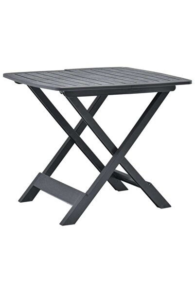 Concept Masă de grădină pliabilă, antracit, 79 x 72 x 70 cm, plastic