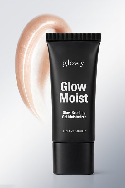GLOWY Gel Moisturizing Cream Light Texture Radiant Skin Care Glow Moist 50ml