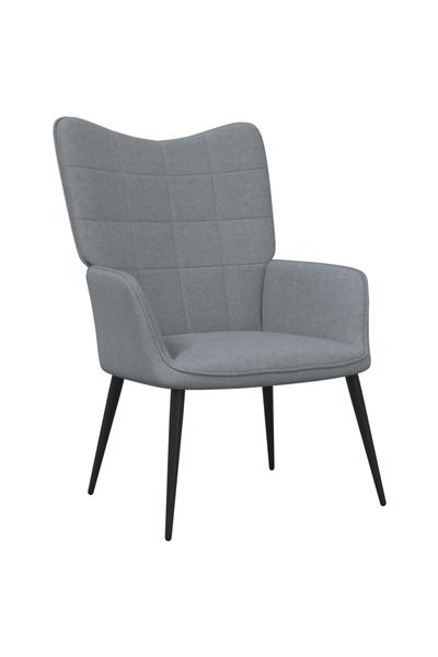 Concept Scaun de relaxare, gri deschis, material textil