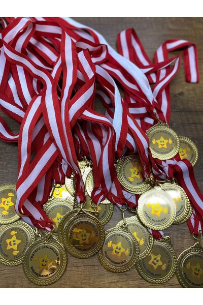 sueloutdoor 1 Piece of Success Medal - Medal Golden Yellow