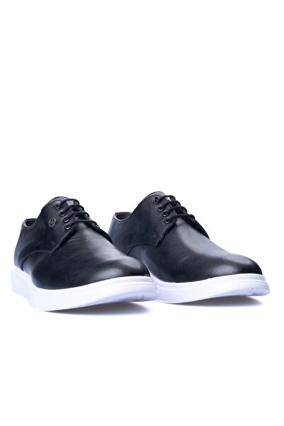 Alphus Shoes Men's Lace-Up White Sole Casual Shoes