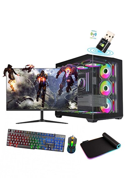 DRV-461 i5 12400F 32GB DDR5 RTX2070 Süper 1TB M.2 SSD Sıvı Soğutmalı 24" 165Hz 1ms Oyun Bilgisayarı