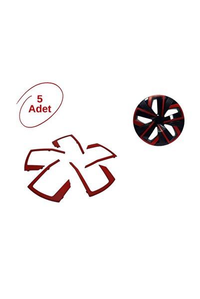 crt Jant Kapağı Çıtası Kırmızı (5 Adet)