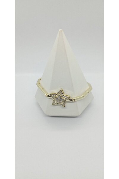 ndjewelry سوار من اللون الذهبي على شكل نجمة