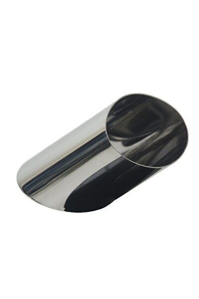 YED Egzoz Ucu Paslanmaz Krom Oval Universal