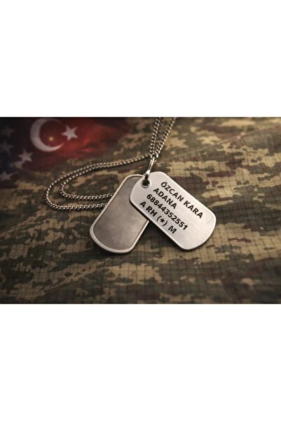 Outdoor One Asker Künyesi Lazer Kazıma 0001