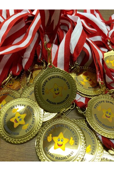 sueloutdoor 1 Piece of Success Medal - Medal Golden Yellow