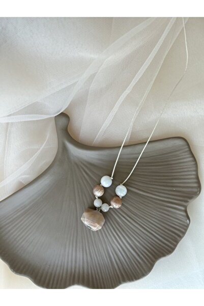 Doğaltaş Masalları Sun Stone Moonstone Necklace