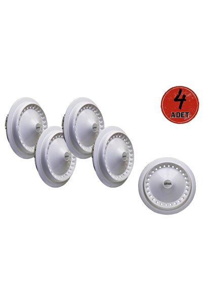 OTOCİRİT Jant Kapağı Kırılmaz Plymouth 16" Beyaz 4'lü (TAKIM OLARAK)