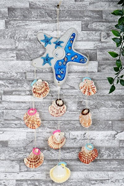 Sea Star Decorative Shell Colorful Wall Ornament
