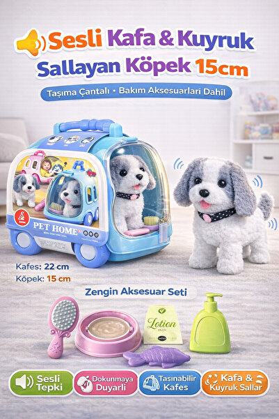 YILDIRIM OYUNCAK Taşıma Araba Çantalı Hareketli Pilli Köpek Set - Aksesuarlı ...