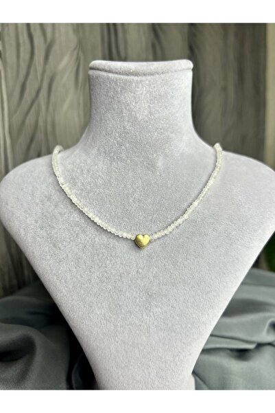 Doğaltaş Masalları Pink Quartz Necklace