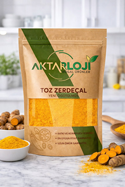 aktarloji 100 Gr Toz Zerdeçal / Turmeric Powder / Yeni Öğütülmüş Zerdeçal Tozu - Katkısız & Doğal